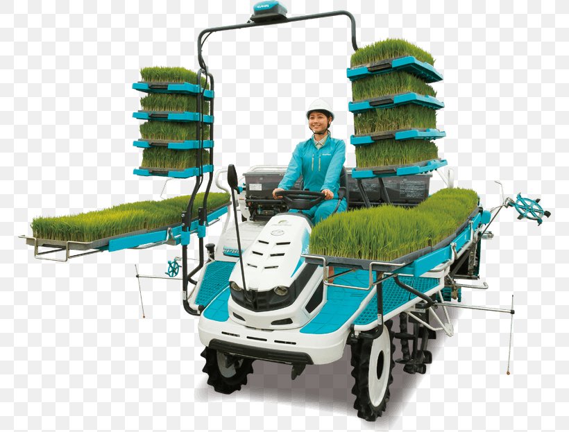 Agricultural Machinery Rice Transplanter Kubota Corporation Agriculture, PNG, 768x623px, Agricultural Machinery, Agriculture, Combine Harvester, Farm, Heavy Machinery Download Free