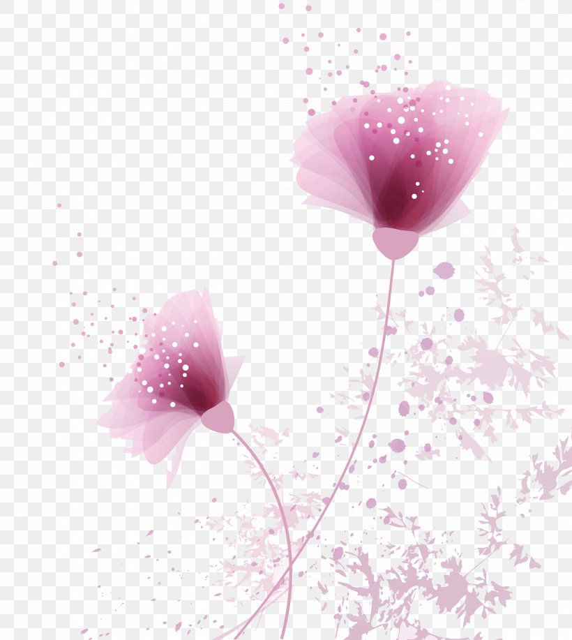 Cherry Blossom Floral Design Pattern, PNG, 2628x2942px, Purple, Blossom, Cherry Blossom, Color, Floral Design Download Free