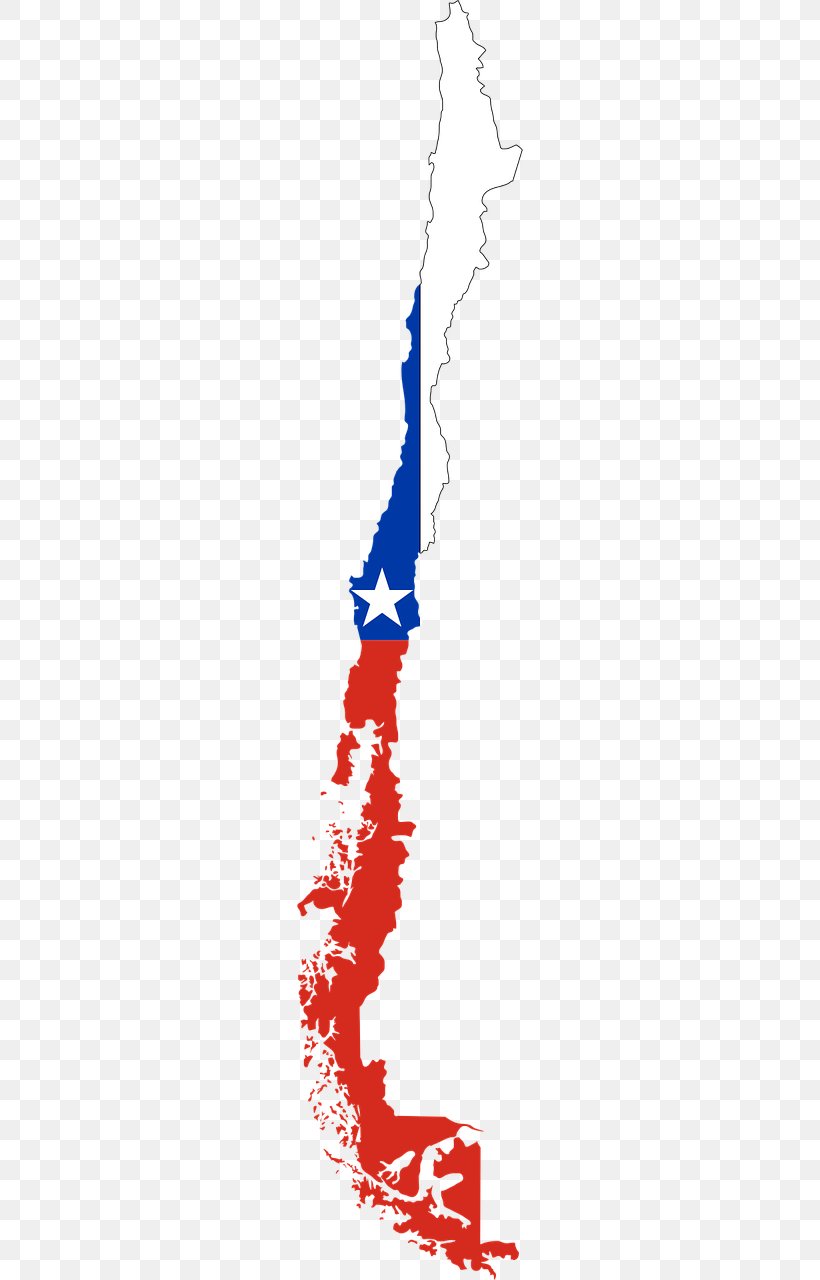 Flag Of Chile Santiago Map, PNG, 640x1280px, Flag Of Chile, Chile, Flag, Map, National Flag Download Free