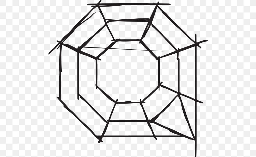 Regular Polygon Octagon Line Piramide Oktogonal Symmetry, PNG, 510x503px, Regular Polygon, Area, Black And White, Crystal, Diagonal Download Free