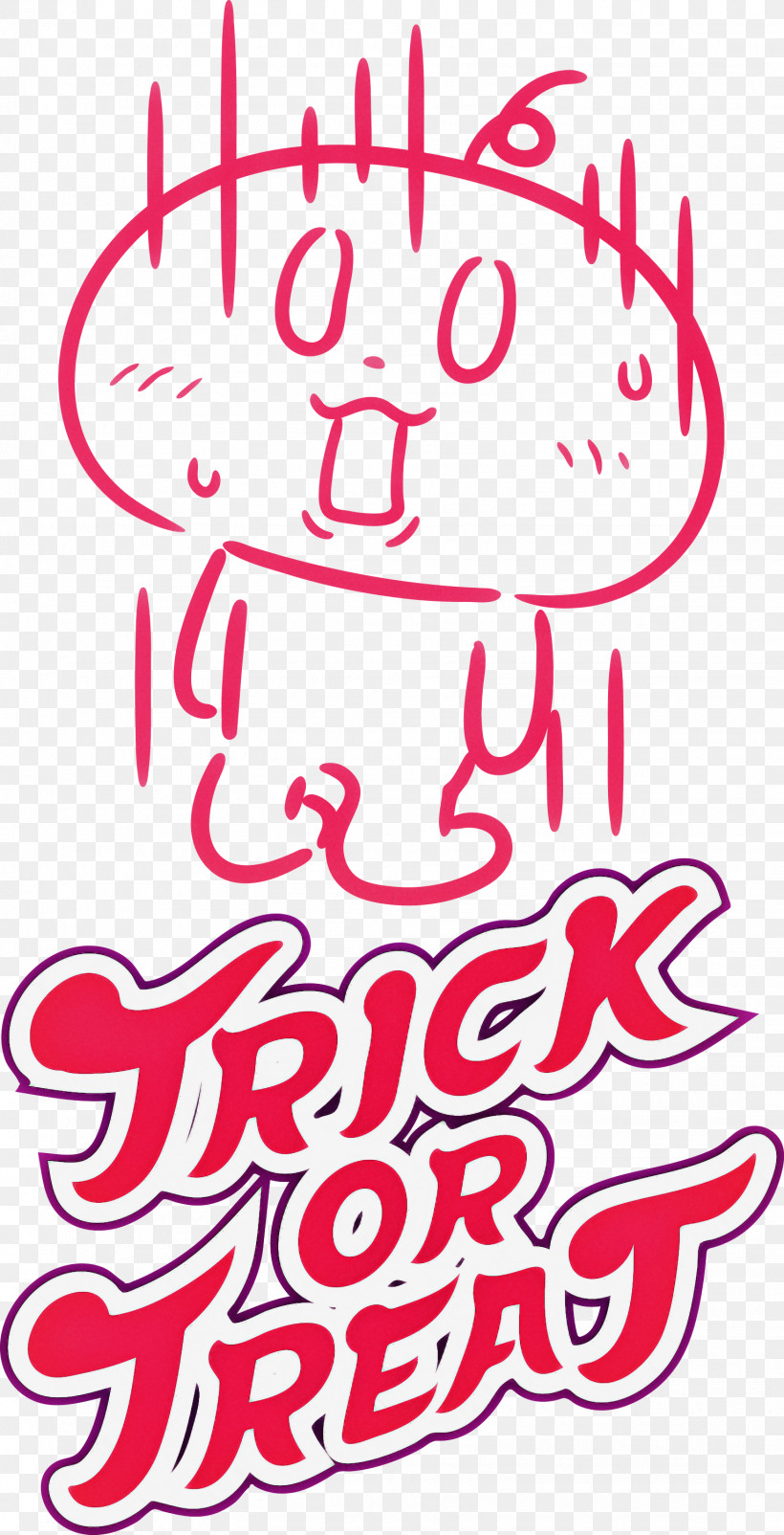 TRICK OR TREAT Happy Halloween, PNG, 1533x2999px, Trick Or Treat, Geometry, Happiness, Happy Halloween, Line Download Free