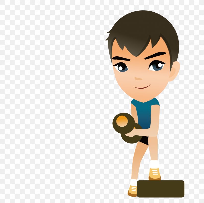 Dumbbell Illustration, PNG, 1137x1134px, Dumbbell, Boy, Cartoon, Child, Computer Graphics Download Free