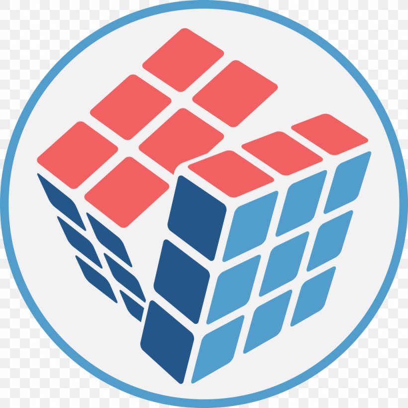 Rubik's Cube Speedcubing Logo, PNG, 1024x1024px, Cube, Area, Blue, Brand, Logo Download Free
