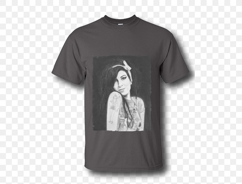 T-shirt Female Hoodie Art, PNG, 500x625px, Tshirt, Active Shirt, Amy Winehouse, Art, Black Download Free