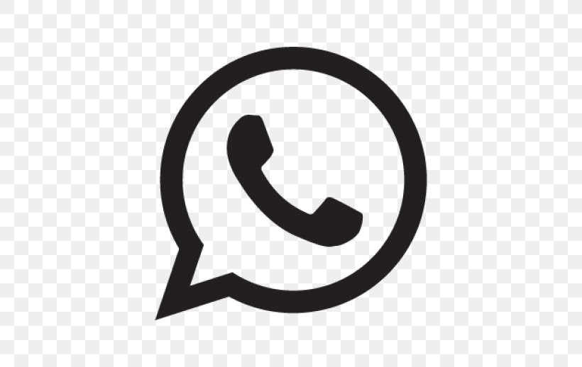 WhatsApp Logo, PNG, 518x518px, Whatsapp, Black And White, Brand, Cdr, Logo Download Free