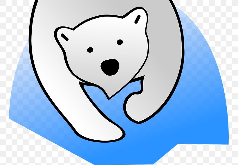 Baby Polar Bear American Black Bear Clip Art, PNG, 757x568px, Bear, American Black Bear, Animal, Arctic, Area Download Free