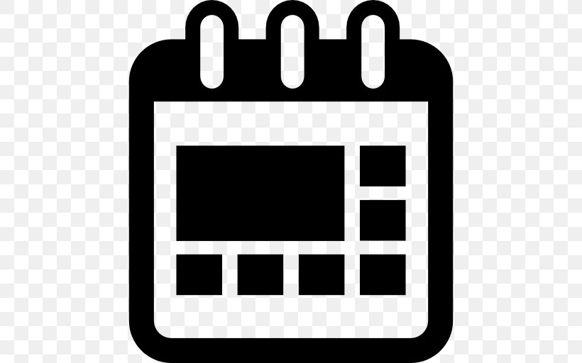 Calendar Pictogram Desk Pad Time, PNG, 512x512px, Calendar, Area, Black, Black And White, Brand Download Free