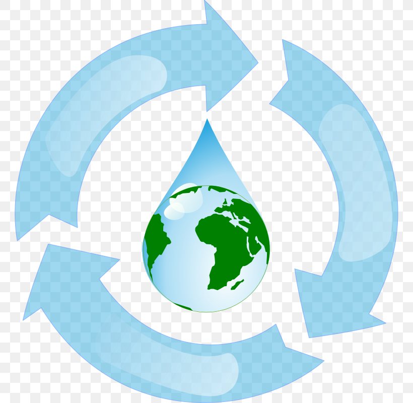 Reclaimed Water Recycling Symbol Greywater Clip Art, PNG, 800x800px, Reclaimed Water, Drinking Water, Earth, Environmentally Friendly, Globe Download Free