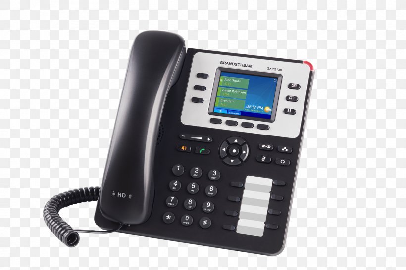 Grandstream Networks VoIP Phone Telephone Call Voice Over IP, PNG, 1772x1181px, Grandstream Networks, Answering Machine, Caller Id, Communication, Corded Phone Download Free