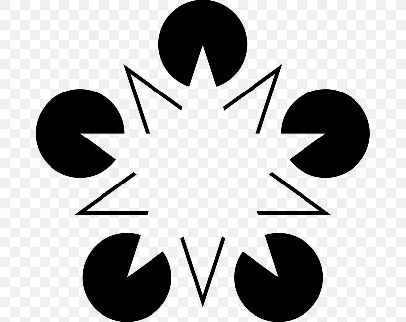 Order Of The Eastern Star Symbol Freemasonry Pentagram Star Polygons In Art And Culture, PNG, 675x651px, Order Of The Eastern Star, Albert Pike, Black And White, Cross, Freemasonry Download Free
