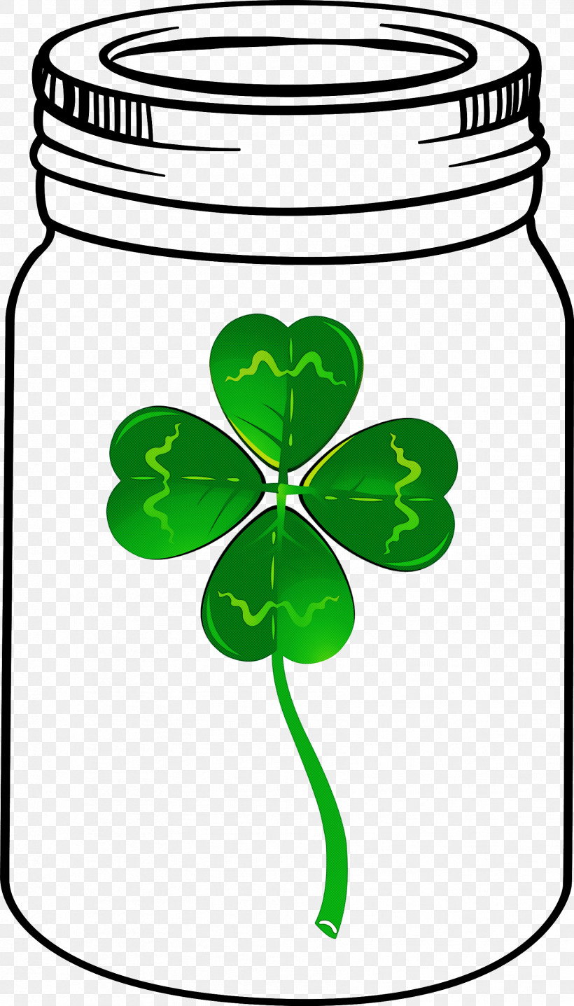 St Patricks Day Mason Jar, PNG, 1711x3000px, St Patricks Day, Biology, Flower, Green, Leaf Download Free