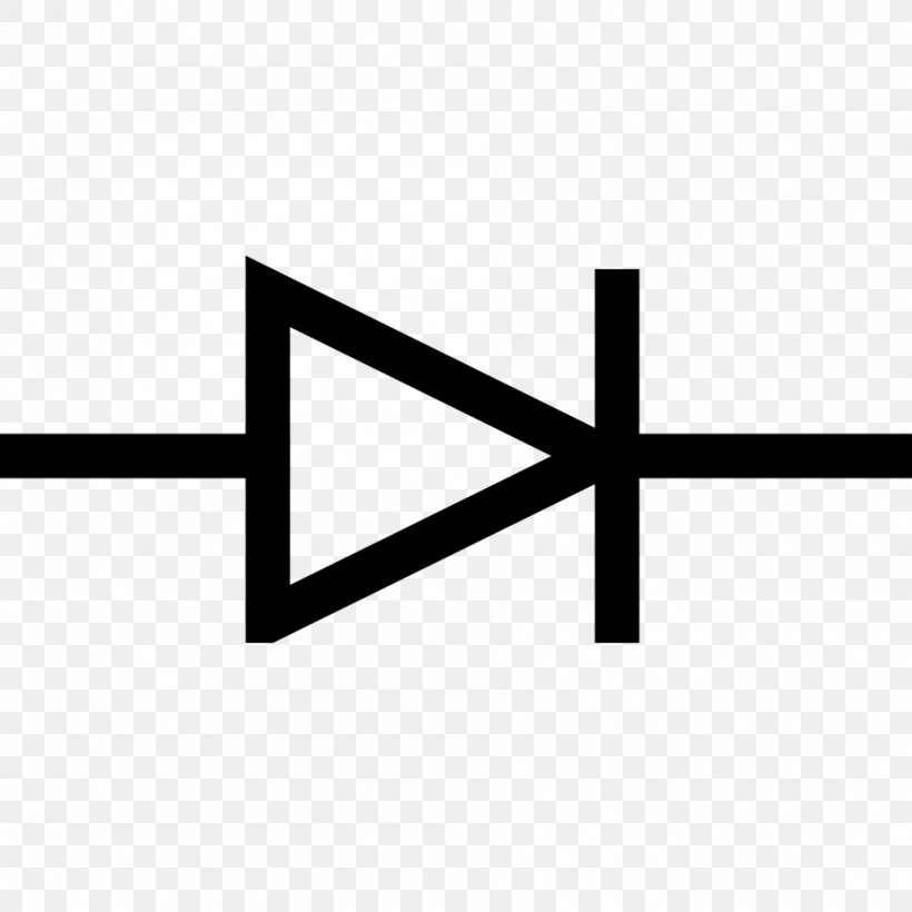 Zener Diode Electronic Symbol Electronic Component Electronics, PNG, 945x945px, Zener Diode, Area, Black, Black And White, Brand Download Free