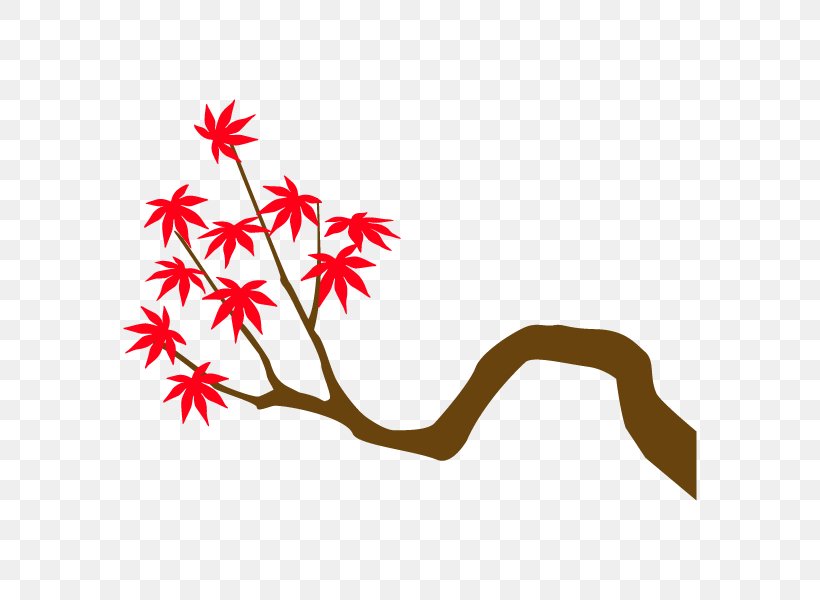 Branch Illustration Maple Plants Clip Art, PNG, 600x600px, Branch, Area, Autumn Leaf Color, Data, Flora Download Free