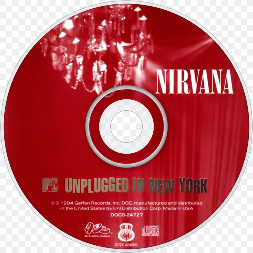 MTV Unplugged In New York Nirvana Album Nevermind Bleach, PNG, 1000x1000px, Watercolor, Cartoon, Flower, Frame, Heart Download Free