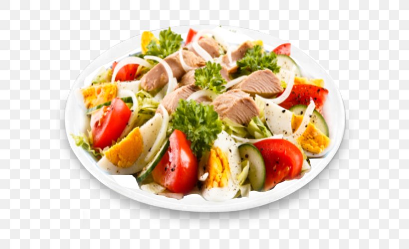 Salad Nicoise Hors D'oeuvre Vegetarian Cuisine Tuna Salad, PNG, 700x500px, Watercolor, Cartoon, Flower, Frame, Heart Download Free