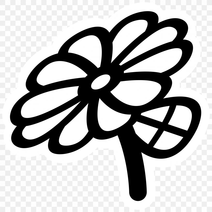KuickShow Clip Art, PNG, 2400x2400px, Kuickshow, Artwork, Black And White, Flower, Flowering Plant Download Free