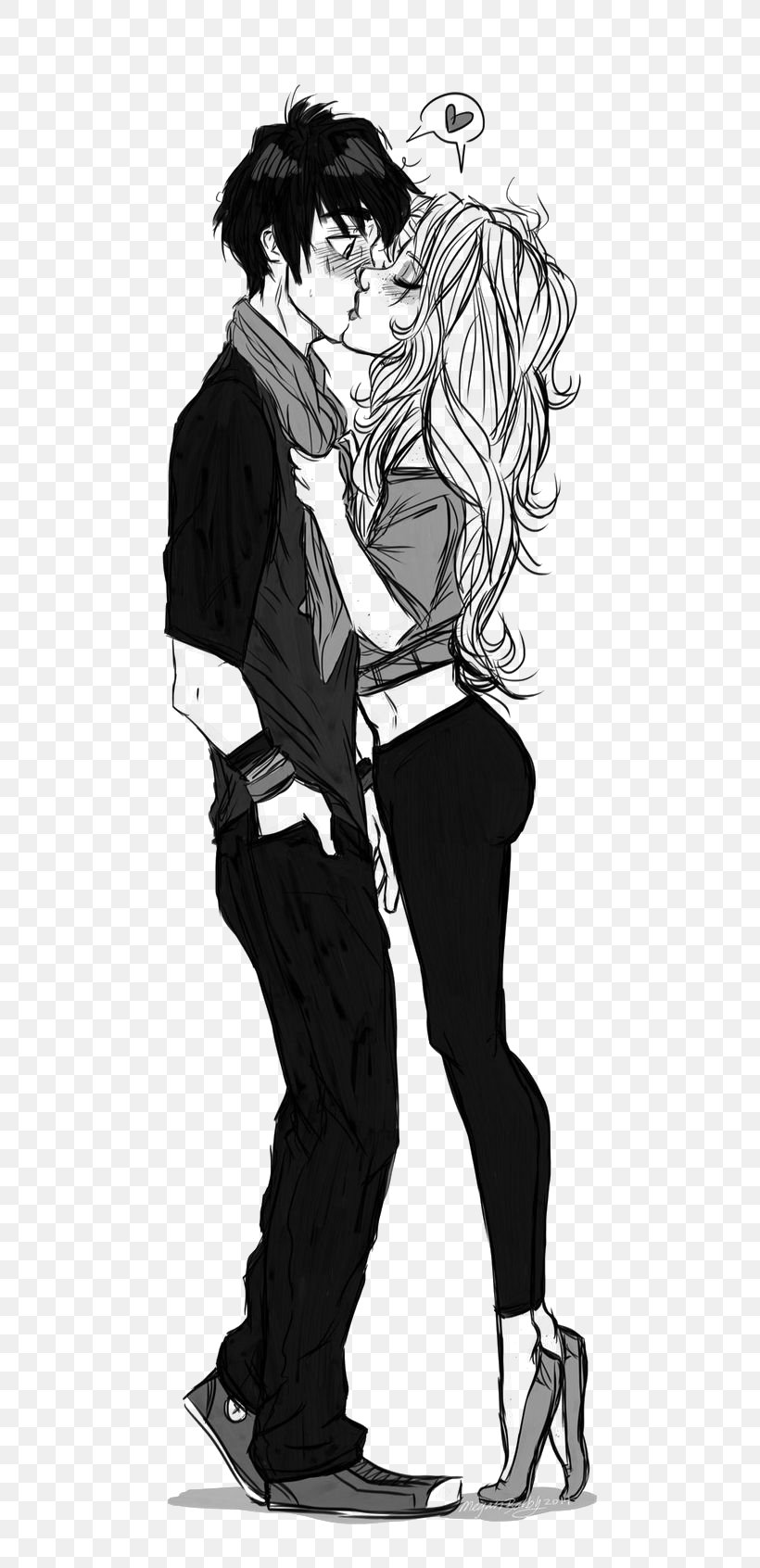 Update 200+ romantic couple sketch images best