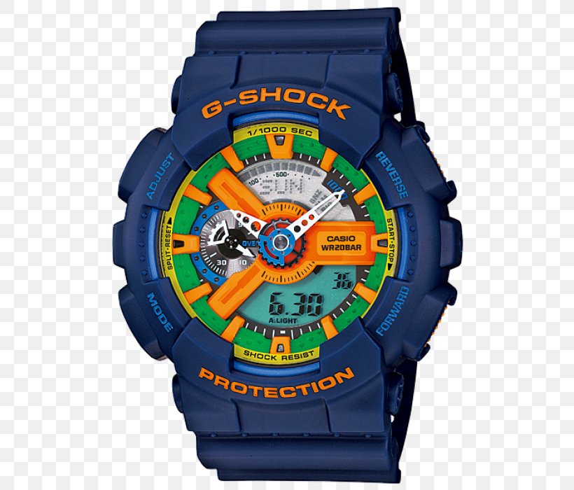 G-Shock GA110 Watch Casio Blue, PNG, 700x700px, Gshock, Blue, Brand, Casio, Gshock Ga110 Download Free