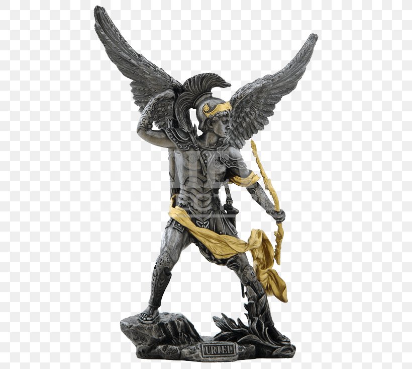 Michael Gabriel Uriel Archangel Statue, PNG, 733x733px, Michael, Action Figure, Angel, Archangel, Bronze Sculpture Download Free
