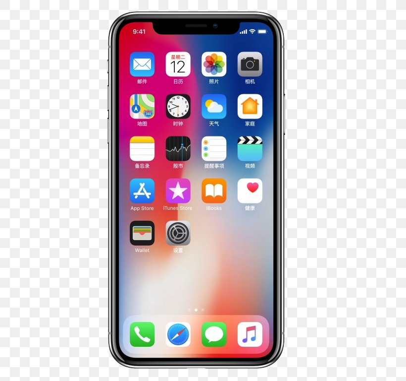 IPhone X IPhone 8 IPhone 7 IPhone 6 Plus, PNG, 509x768px, Iphone X, Apple, Apple A11, Cellular Network, Communication Device Download Free