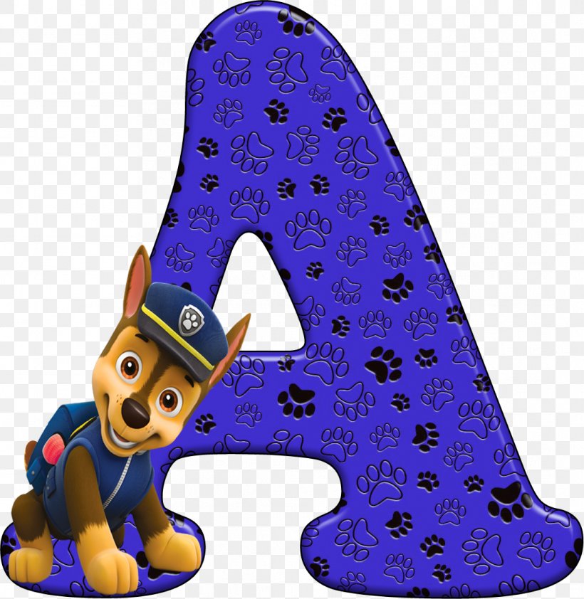 Alphabet Letter PAW Patrol Air And Sea Adventures Å, PNG, 1089x1119px, Alphabet, Bas De Casse, Blue, Cobalt Blue, Electric Blue Download Free