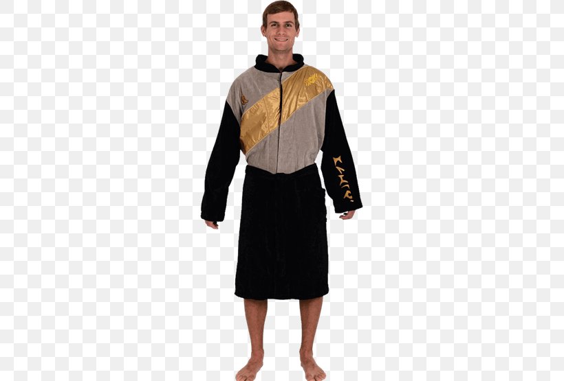 Robe Star Trek: Klingon T-shirt, PNG, 555x555px, Robe, Bathrobe, Clothing, Costume, Klingon Download Free