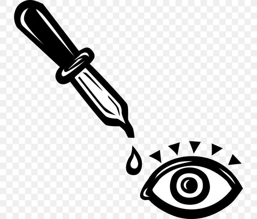 Eye Drops & Lubricants Cataract Clip Art Pharmaceutical Drug, PNG, 730x700px, Eye, Acetylcarnosine, Black And White, Cataract, Cataract Surgery Download Free