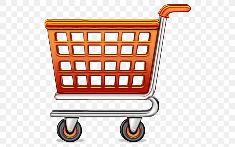 Shopping Cart, PNG, 512x512px, Watercolor, Bag, Cart, Online Shopping, Paint Download Free