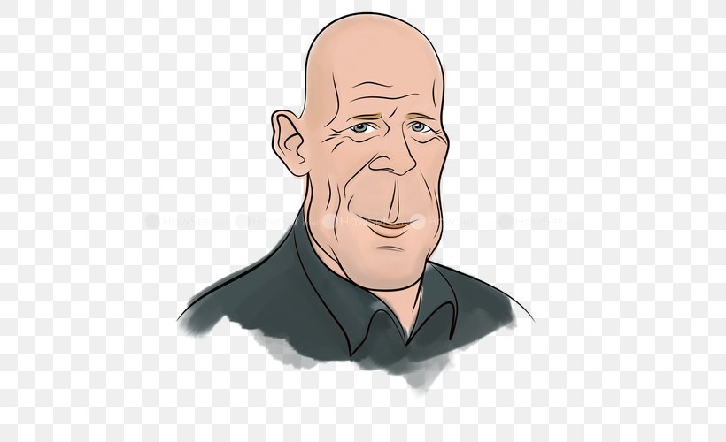 Bruce Willis How The Grinch Stole Christmas Cartoonist Actor, PNG, 500x500px, Bruce Willis, Actor, Arm, Caricature, Cartoon Download Free
