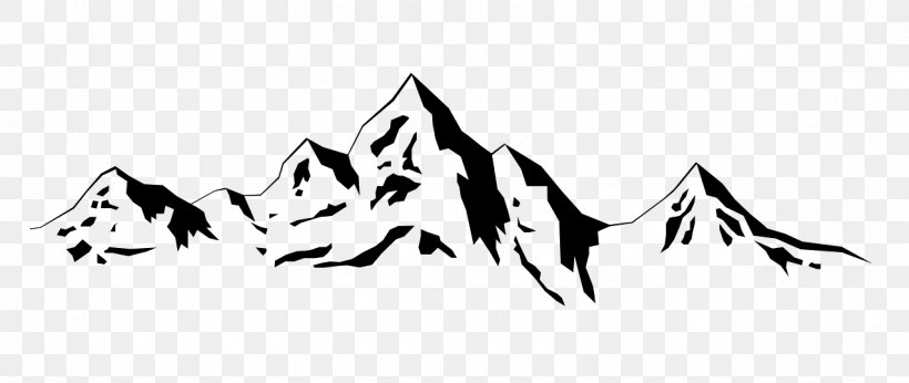 Mountain Range Silhouette, PNG, 1276x539px, Mountain, Area, Art, Artwork, Black Download Free