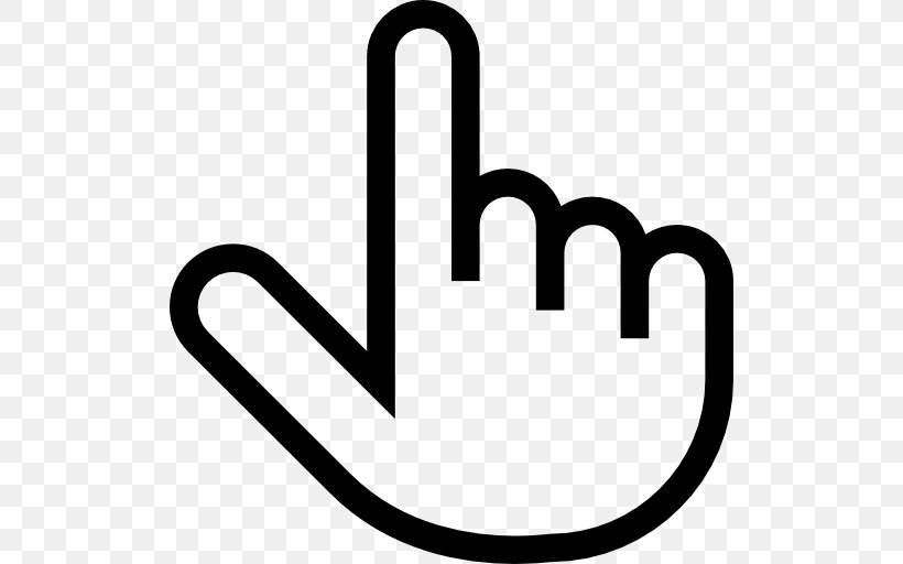 Computer Mouse Pointer Hand, PNG, 512x512px, Computer Mouse, Area, Black And White, Button, Cursor Download Free