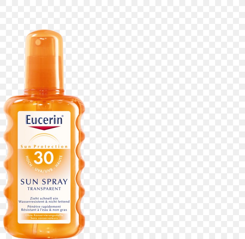 Sunscreen Aerosol Spray Factor De Protección Solar Eucerin Lotion, PNG, 800x800px, Sunscreen, Aerosol, Aerosol Spray, Cream, Eucerin Download Free