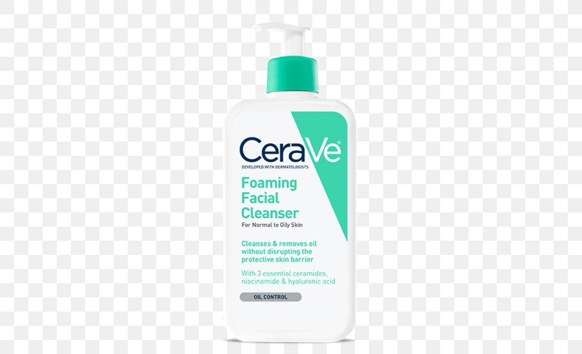 CeraVe Foaming Facial Cleanser CeraVe Hydrating Cleanser CeraVe AM Facial Moisturizing Lotion Amazon.com, PNG, 500x500px, Cerave Foaming Facial Cleanser, Amazoncom, Cerave Hydrating Cleanser, Cleanser, Human Skin Download Free