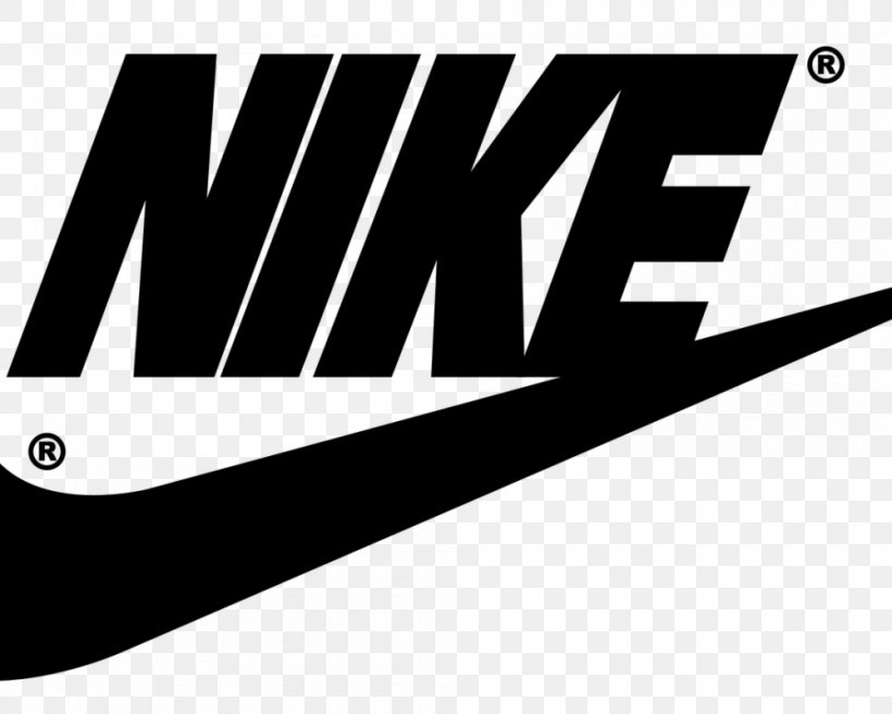Swoosh Nike Logo Brand Just Do It, PNG, 1000x800px, Swoosh, Black And White, Brand, Carolyn Davidson, Crop Top Download Free