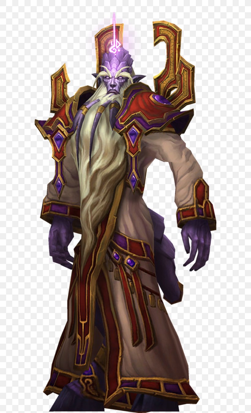 World Of Warcraft: Legion Warlords Of Draenor Heroes Of The Storm Prophet Velen, PNG, 594x1346px, World Of Warcraft Legion, Archimonde, Armour, Azeroth, Blizzard Entertainment Download Free