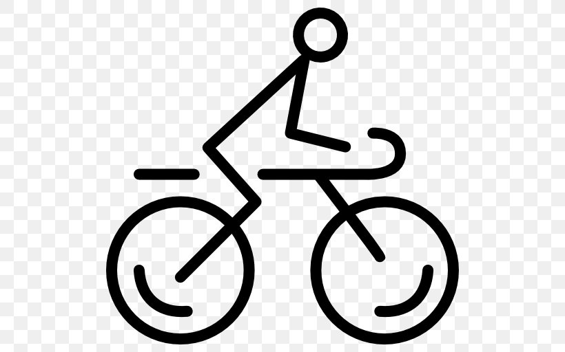 Cycling Bicycle Clip Art, PNG, 512x512px, Cycling, Art, Bicycle, Biketowork Day, Black And White Download Free