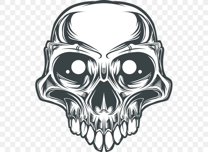 Skull Download, PNG, 541x600px, Skull, Art, Audio, Automotive Design, Black And White Download Free
