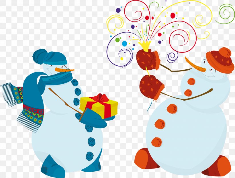 Snowman Christmas Clip Art, PNG, 3000x2272px, Watercolor, Cartoon, Flower, Frame, Heart Download Free