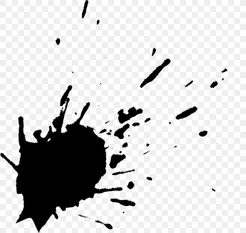 Splatter Film Paint Black And White, PNG, 1776x1684px, Splatter Film, Black, Black And White, Branch, Invertebrate Download Free
