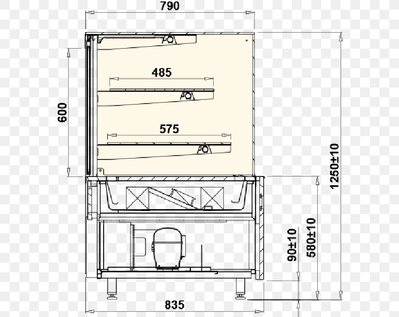 Technical Drawing Display Case Display Window Cube, PNG, 590x652px, Technical Drawing, Area, Bakery, Black And White, Cube Download Free