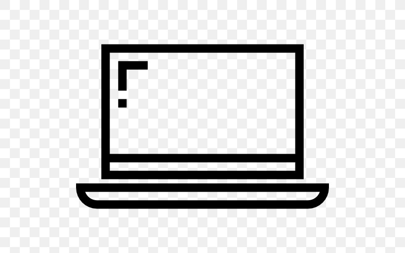 Laptop, PNG, 512x512px, Laptop, Area, Black And White, Brand, Computer Download Free