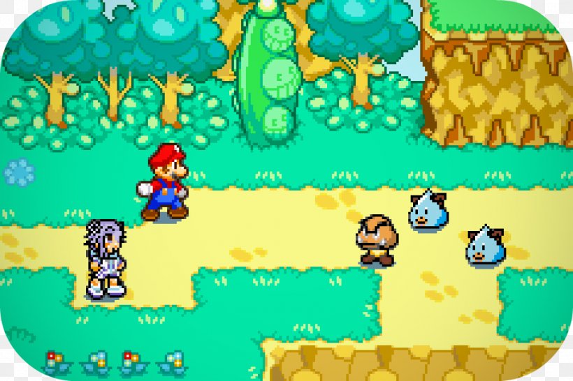 Mario & Luigi: Superstar Saga + Bowser’s Minions Mario Bros. Mario & Luigi: Bowser's Inside Story, PNG, 960x640px, Mario Luigi Superstar Saga, Area, Biome, Cartoon, Ecosystem Download Free