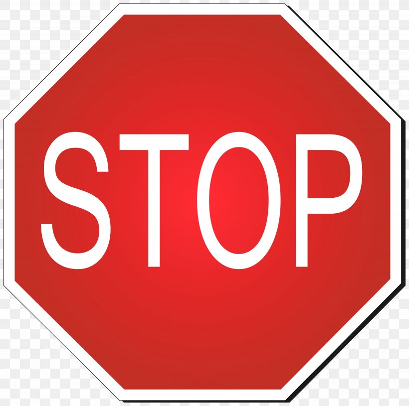 Stop Sign Traffic Sign Clip Art, PNG, 5000x4974px, Stop Sign, Area, Art, Brand, Logo Download Free