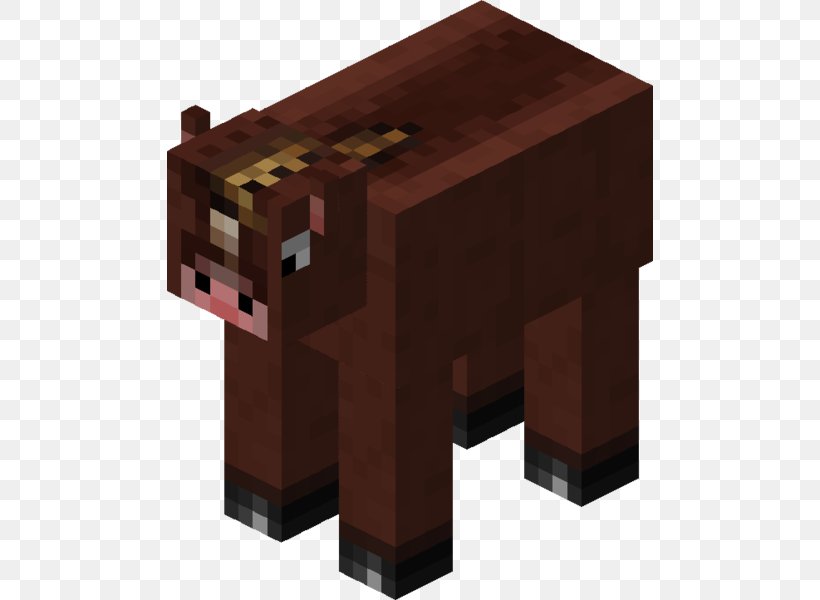 Minecraft Cattle Video Game Mob Mod, PNG, 486x600px, Minecraft, Cattle, Coffee Table, Furniture, Item Download Free