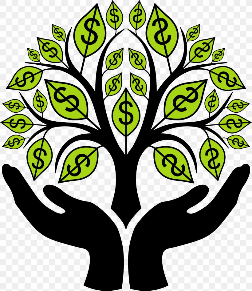 Money Trees Clip Art, PNG, 2265x2613px, Money, Artwork, Black And White, Finance, Flora Download Free