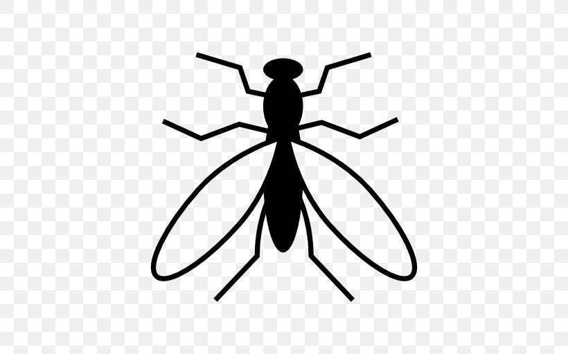 Mosquito The Icons, PNG, 512x512px, Mosquito, Artwork, Black And White, Fly, Icons Download Free