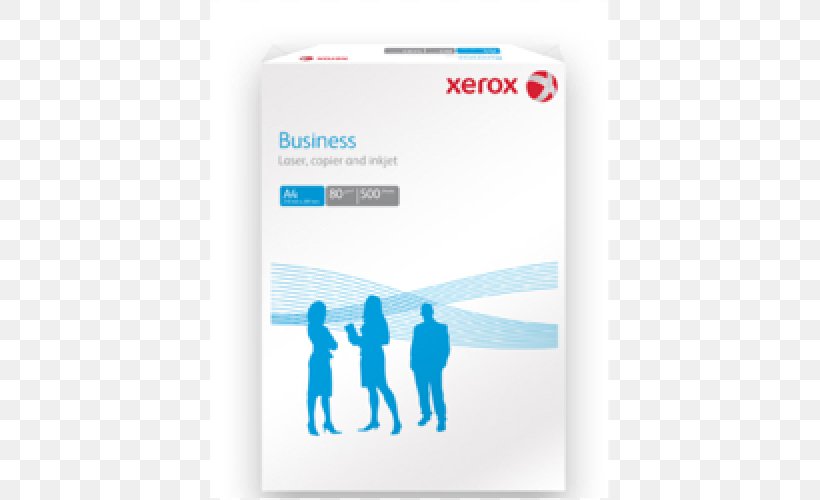 Standard Paper Size Xerox Photocopier Business, PNG, 500x500px, Paper, Blue, Box, Brand, Business Download Free