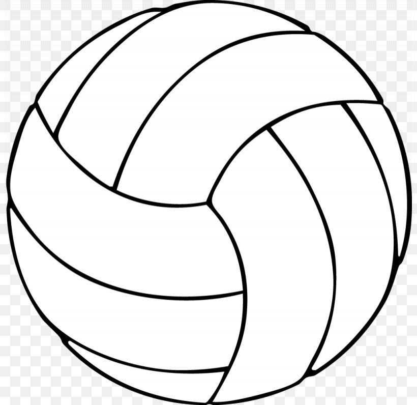 Volleyball Coloring Book Sport Clip Art, PNG, 800x796px, Volleyball, Area, Ball, Black And White, Child Download Free