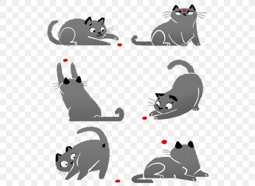 Cat Drawing Cartoon Illustration, PNG, 546x600px, Cat, Animation, Black Cat, Carnivoran, Cartoon Download Free