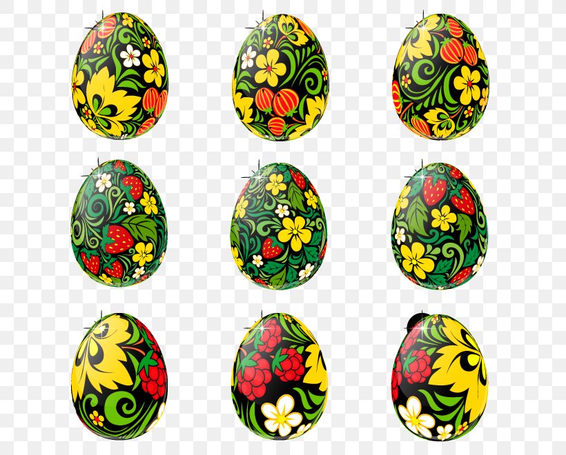 Easter Egg Ornament Clip Art, PNG, 660x660px, Easter, Easter Egg, Egg, Folk Art, Food Download Free